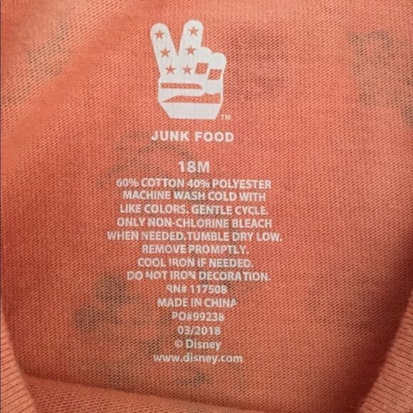 Mickey Mouse vintage style tropical coral onesie - Picture 5 of 5